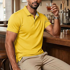 Camisas Polo para Hombre al por Mayor, de Poliéster que Absorbe la Humedad, para Golf, con Logotipo Personalizado, Proveedor de Ropa en EE. UU. - Product Image 4