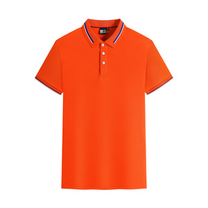 T-shirt de golf personnalisé de haute qualité à prix abordable pour homme, en tissu tricoté respirant polyester/coton, imprimé par transfert thermique, coupe ajustée - Product Image 3