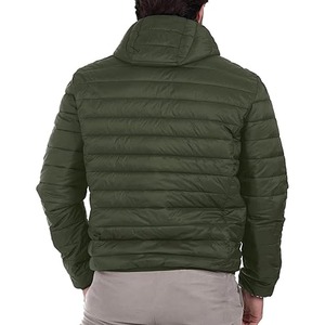 Custom Top High Quality Men's <b>Bubble</b> Jacket Puffer <b>Coat</b> Lightweight Zipper up Hooded Puffer Jackets for Men - Product Image 5