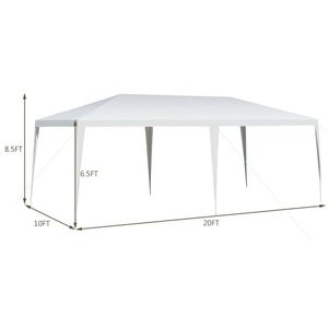 Tenda Impermeabile 10 X 20 Piedi per Matrimoni e Feste con Picchetti e Corde Antivento - Product Image 5
