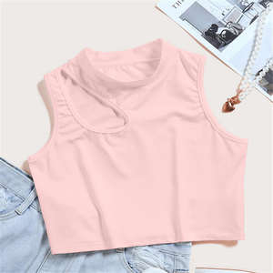 Top de Mujer con Cuello Cuadrado, Tendencia 2026 – Top Casual de Verano Ajustado de Punto Acanalado - Product Image 5