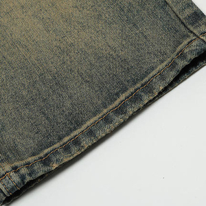 Jeans en denim pour hommes sur mesure, pantalons de luxe, mode streetwear, fabrication en gros, qualité supérieure, jeans en gros - Product Image 4