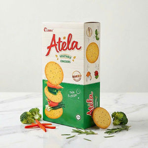 Galletas de Verduras Saludables ATELA 150g, Bocadillo Crujiente, Mezcla de Verduras Frescas, Proveedor Mayorista - Product Image 1
