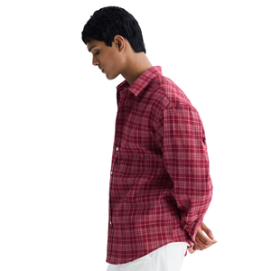 Chemise en flanelle à carreaux pour hommes, coupe ample, douce, décontractée, à manches longues, boutonnée, chaude, confortable, surdimensionnée, vêtements de travail, mode outdoor - Product Image 5