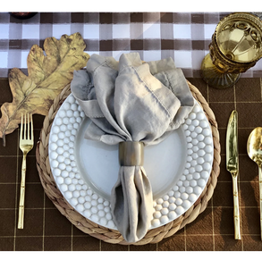 Offre Spéciale Noël : Anneaux de Serviette en Corne Naturelle Noire Moderne – Supports Décoratifs pour Serviettes à Prix Abordable - Product Image 4
