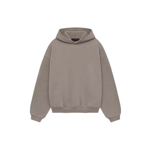 Sweat à capuche pour hommes de haute qualité hiver poids lourd sweat épais coton impression personnalisée Logo motif solide à capuche lavé respirant - Product Image 5