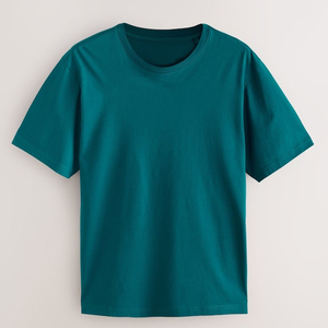 T-shirt surdimensionné personnalisé pour homme, 100 % coton, 220 g, épais, épaules tombantes, streetwear vierge, impression de logo OEM, séchage rapide - Product Image 1