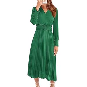 Sans manches personnalisé haute qualité dames Maxi Thobe respirant Khimar col en v robes femmes été luxe décontracté modeste robe 2025 - Product Image 3