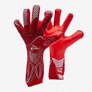 Gants de gardien de but de football avec protection avancée des doigts, pointes et rembourrages anti-hyperextension, et latex haute adhérence - Product Image 2