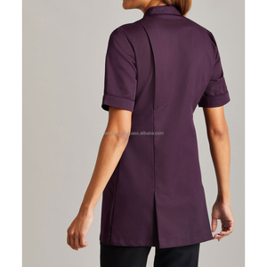 Uniformes de Túnica para Salón de Belleza y Spa, Algodón de Alta Calidad, Transpirable, Poliéster, Spandex, Colores Personalizados, Logotipo Personalizado, Estética Unisex, Clínica - Product Image 4