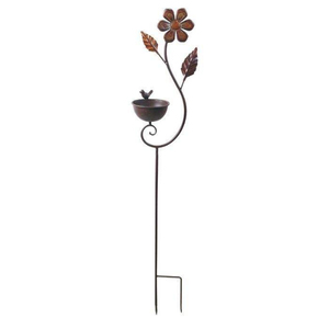 Estaca Decorativa de Metal con Forma de Libélula, Acabado Amarillo, Adorno para Jardín, Arte Decorativo para Patio y Paisajismo - Product Image 3