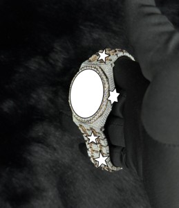 Reloj de Pulsera Mecánico Automático de Acero Inoxidable con Diamantes Moissanite y Esfera de Cristal Analógica Personalizado para Hombre, Estilo Hip Hop - Product Image 3