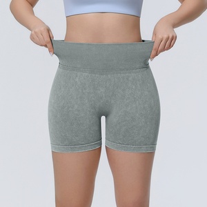High Waist Seamless Knitted <b>Shorts</b> For <b>Men</b> Solid Color <b>Elastic</b> <b>Waistband</b> Sporty Style Quick Dry Breathable Spandex Polyester - Product Image 5