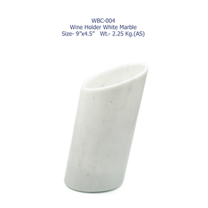 Refroidisseur à vin en marbre blanc de luxe, élégant présentoir de bar pour la décoration de la maison et des hôtels, qualité supérieure à prix de gros - Product Image 4