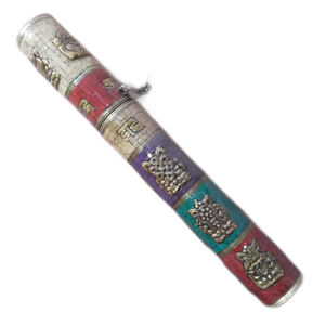 Porta Incienso Religioso Tibetano Tallado a Mano en Cobre con Diseño de 8 Pétalos, Duradero, Origen Nepal - Product Image 2