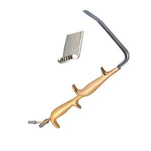 Retractor de Fibra Óptica Tebet para Cirugía Plástica, Doble Mango con Extremo Liso, Acero Inoxidable 18.5, para Cirugía General y de Senos - Product Image 5