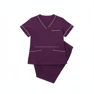 Ensemble de blouses médicales unisexes à col en V, personnalisables, vente en gros OEM - Product Image 6