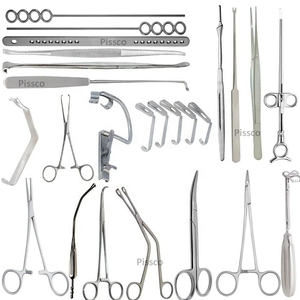 PISSCO Tonsillectomy Set Surgical <b>Instruments</b> ENT Tonsillectomy <b>Instrument</b> Kit Tonsil Surgery <b>Instrument</b> Set Medical Grade 27PCS - Product Image 1