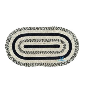 New Arrival Boho <b>Rustic</b> <b>Rug</b> Natural Seagrass Water Hyacinth Woven Handmade Vintage Farmhouse Bedroom Living Room Home Decor - Product Image 1