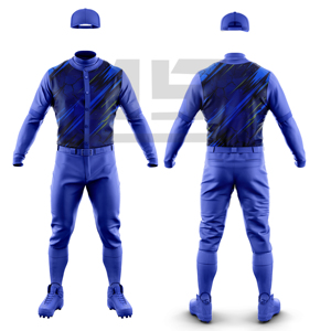 Uniformes de Béisbol Personalizados para Hombre, Sublimados, Transpirables, Antibacterianos, con Cierre de Cremallera 100% - Product Image 6