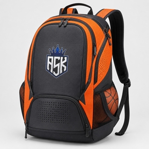 Sac à dos de basketball fabriqué avec un tissu léger et résistant, plusieurs compartiments, bretelles confortables et rangement pratique - Product Image 1