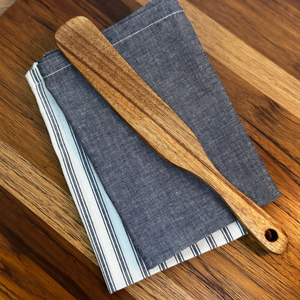Espátula de madera con orificio en el mango, juego de espátulas ligeras para cocina y repostería, uso diario al mejor precio - Product Image 1