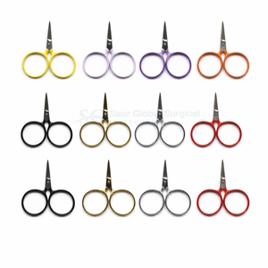 Ciseaux à cheveux professionnels en acier inoxydable, lame tranchante, pour droitiers, manche en plastique, plusieurs options de couleurs - Product Image 5