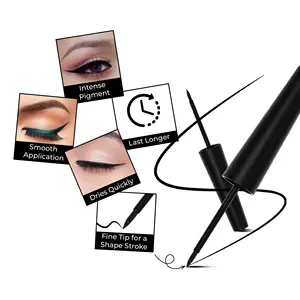 Eyeliner liquide waterproof longue tenue, séchage rapide, pointe précise, pour maquillage professionnel et marque cosmétique en marque blanche - Product Image 3
