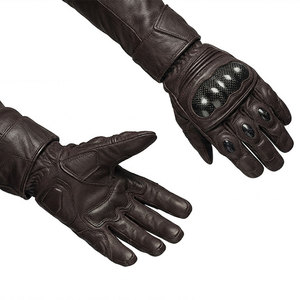 Gants de moto en cuir SH Logo, universels, toutes saisons, économiques, avec logo et emballage personnalisés - Product Image 4