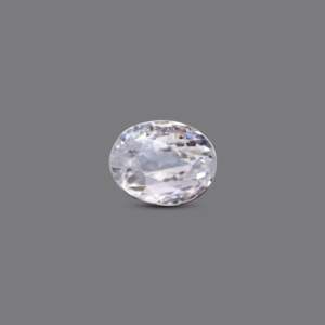Certified Wholesale 4.75 Carat Natural White Zircon Loose Gemstone Brilliant Cut AAAAA Quality - Product Image 1