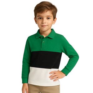 Manga larga bolsillo sólido transpirable poliéster/algodón tejido para camisa Golf ropa deportiva trabajo de oficina Streetwear hombres - Product Image 1