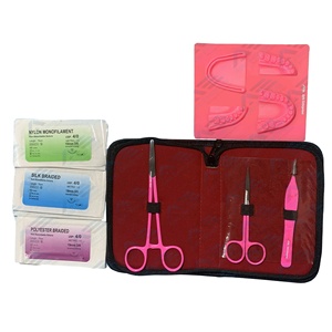Suture Kit Multiple Wounds Teaching Resource Kit with Suture <b>Practice</b> Stainless Steel Suture <b>Practice</b> Skin <b>Pad</b> - Product Image 1