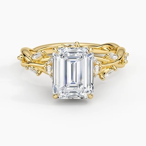 Anillo de Oro Embrace con Corte Ovalado, Anillo de Novia, Regalo de Joyería Nupcial - Product Image 1