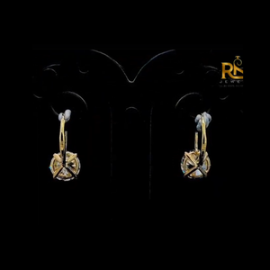 Old Mine Cushion Lab Grown <b>Diamond</b> Leverback <b>Earrings</b> Antique <b>Dangle</b> <b>Earrings</b> 9K 14K 18K Solid Gold Fine Jewelry - Product Image 4