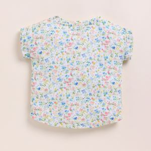 Camisetas de bebé con estampado floral de Primavera de gran tamaño de muselina orgánica de calidad superior para recién nacidos y bebés - Product Image 2
