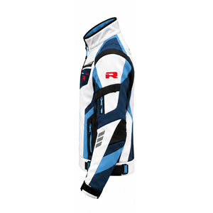 Vestes moto softshell longues pour hommes, motif intégral, fermeture éclair sur le devant, logo, en vente à bas prix - Product Image 4