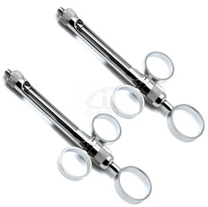 CLASTY INSTRUMENTS เข็มฉีดยาดูดแบบ 3 ห่วงสำหรับทันตกรรม ทำจากสแตนเลส ใช้ซ้ำได้ ฆ่าเชื้อได้ด้วยหม้อนึ่ง อุปกรณ์ทำหัวเจาะแบบใช้มือสำหรับการรักษาเฉพาะที่ - Product Image 1