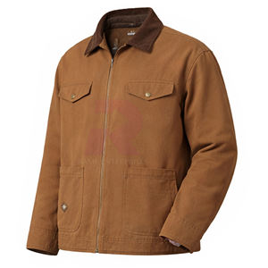 เสื้อแจ็คเก็ตโค้ชสไตล์อเมริกันย้อนยุคสำหรับผู้ชาย เนื้อผ้าหนานุ่ม ระบายอากาศได้ดี เหมาะสำหรับฤดูใบไม้ผลิ ฤดูใบไม้ร่วง และฤดูหนาว - Product Image 3