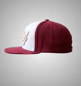 Gorra Snapback de 6 Paneles, Color Rosa y Marrón en Contraste, Cierre Ajustable, Unisex, para Adultos, Estilo Casual, Marcas de Moda Urbana, Corporativa - Product Image 2