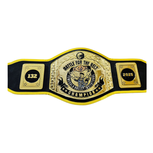 การแข่งขันเพื่อแชมป์เข็มขัดประจำปี 2025 ทีเมคูลา วัลเล่ย์ อินวิทเชอเรชั่น ดีไซน์สีทองและสีดำ คุณภาพพรีเมียม - Product Image 1