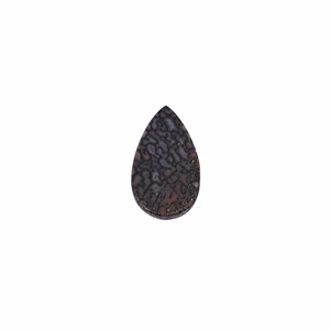 Pierre précieuse en forme de poire de 7,2 carats, 20x11mm, en os de dinosaure, non montée - Product Image 5