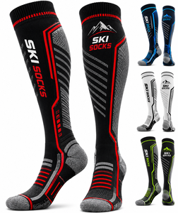 Custom Ski <b>Socks</b> Knee High Compression Thermal Skiing Snowboarding Winter Sports <b>Socks</b> OEM ODM Private Label Manufacturer - Product Image 1