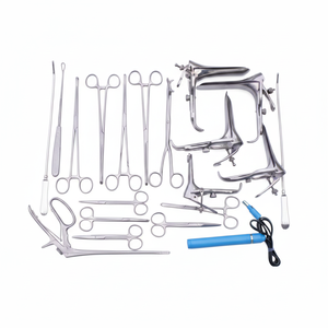 Premium 28-Piece D&C Surgical Instrument Set Stainless Steel Gynecological D&C Kit CE & ISO Certified - Product Image 1