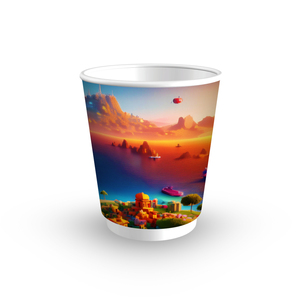 Gobelet en papier jetable personnalisé de 16 oz à paroi simple avec doublure en PE anti-fuite, qualité alimentaire et recyclable - Product Image 5