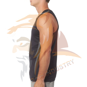 Débardeur pour homme de haute qualité, confortable à porter, prix de gros abordable, vêtements de fitness pour adultes. - Product Image 4