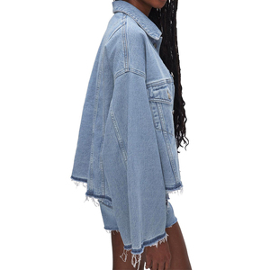 Trending Design <b>Women</b> <b>Shorts</b> Set Denim Solid Casual Winter Wear 100% Cotton Breathable Quick Dry Eco-Friendly 2-Piece Wholesale - Product Image 5
