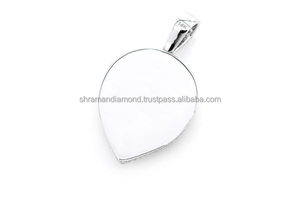 SHRAMAN DIAMOND Joyería de Moda Unisex de Buena Calidad, Regalo, Plata 925 Bañada en Oro Blanco, Colgante con Cabeza de Alienígena Helado, Diamante Cultivado en Laboratorio - Product Image 4