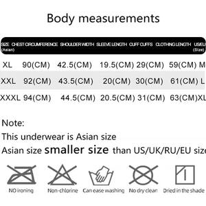เสื้อยืดคอกลมแขนสั้นสีขาวสำหรับผู้ชาย ทรงปกติ ผ้าถัก 100% คอตตอน ระบายอากาศได้ดี แห้งเร็ว ลายทาง น้ำหนัก 320 กรัม - Product Image 5