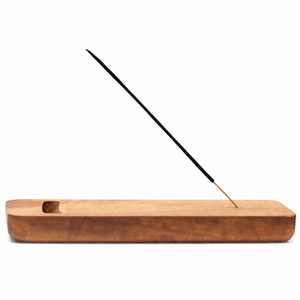 Porta Incienso de Madera Hecho a Mano para el Hogar, Templo, Uso Festivo y de Aromaterapia, Bandeja Porta Incienso de Alta Calidad con Acabado Pulido - Product Image 1