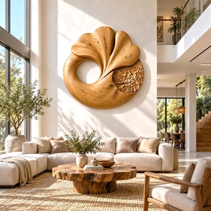 Wood Handicraft Artwork Handmade <b>Wall</b> Sculpture Unique Art Deco Style <b>Hanging</b> <b>Wall</b> <b>Decor</b> <b>Wall</b> <b>Hanging</b> Art Sculpture Home <b>Decor</b> - Product Image 3
